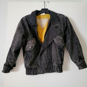 {Vintage} 80s bomber jacket